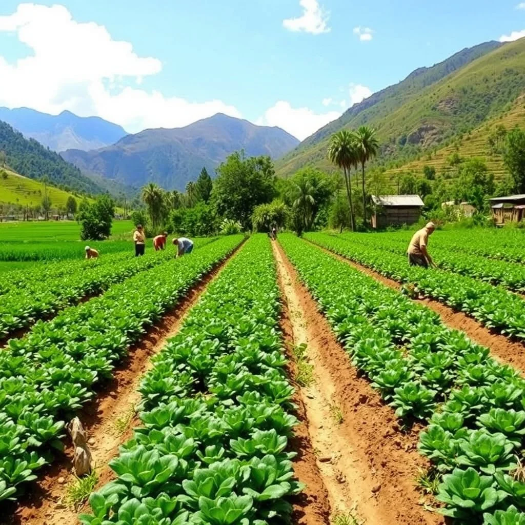 Locals sharing a meal